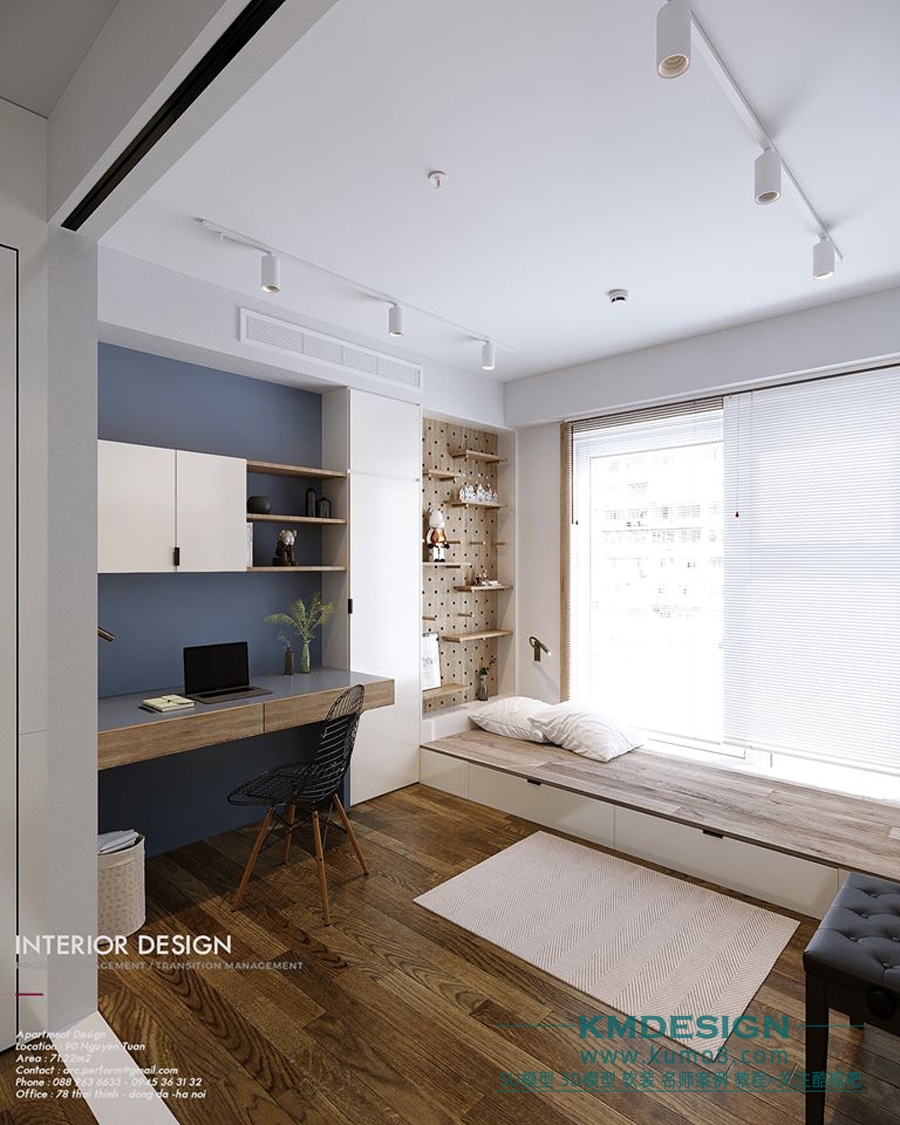 3D Interior Scene File 3dsmax Bedroom 177 By DaoTung Free Download.jpg