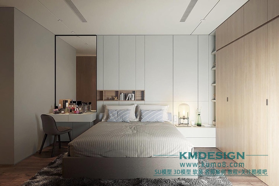 3D Interior Scene File 3dsmax Bedroom 166 By TuanPham Free Download 2.jpg