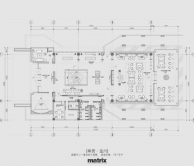 矩阵纵横  华润滨江万象天地售楼处丨CAD施工图+效果图+设计方案+实景图+物料书