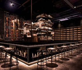 JFR设计 上海VSHOW酒吧  实景图 施工图 效果图 洁具 材料表 家具图 961M