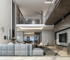 【现代风格】五层豪宅设计丨CAD施工图+高清效果图丨133M